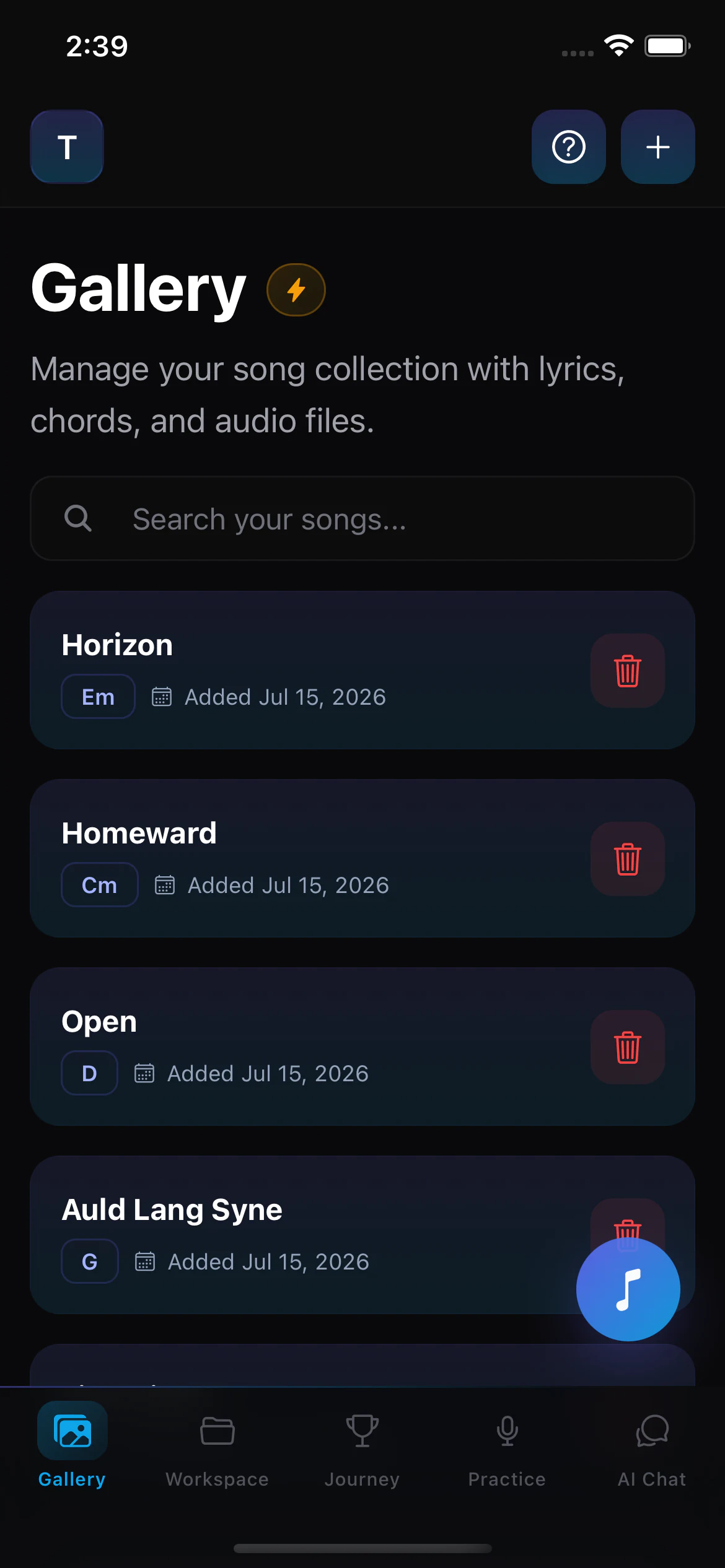 Gallery feature preview